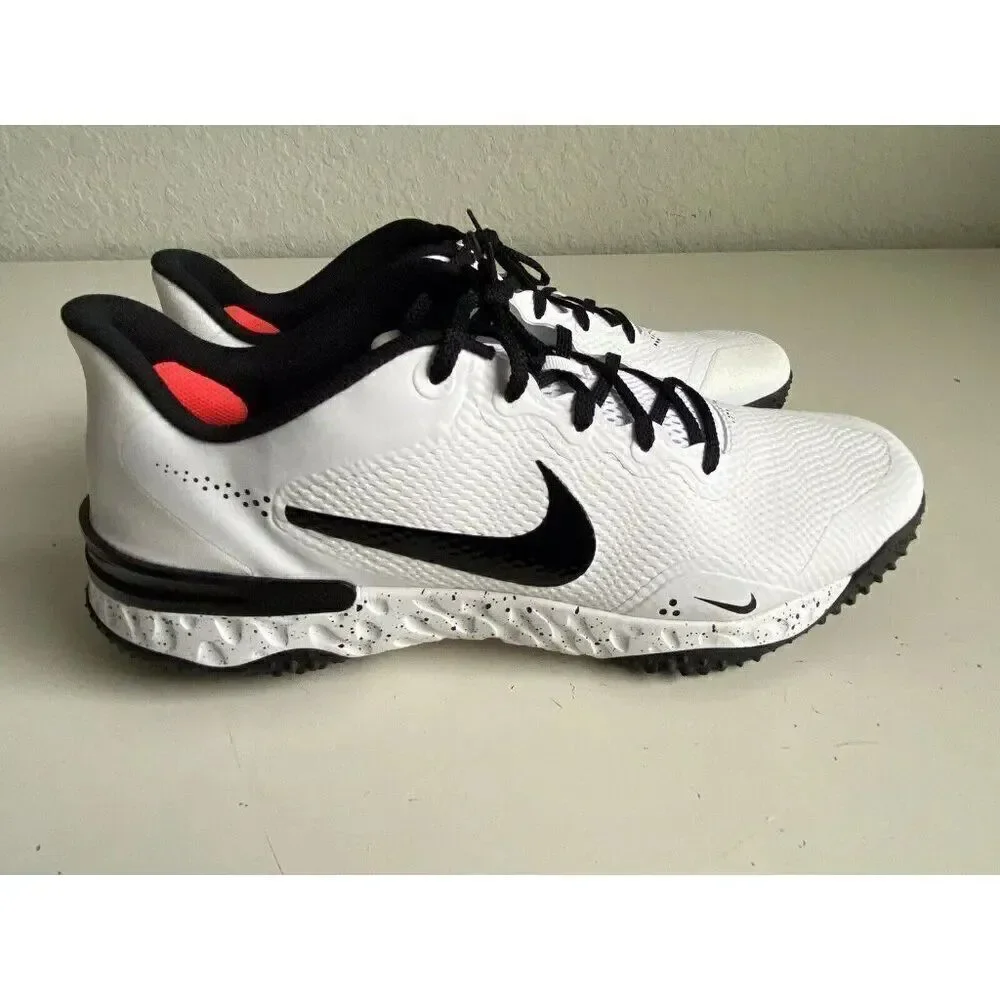 Nike Alpha Hurrache Elite 3 Turf Baseball‎ Shoes White CV3560-104 Men’s Sz 16